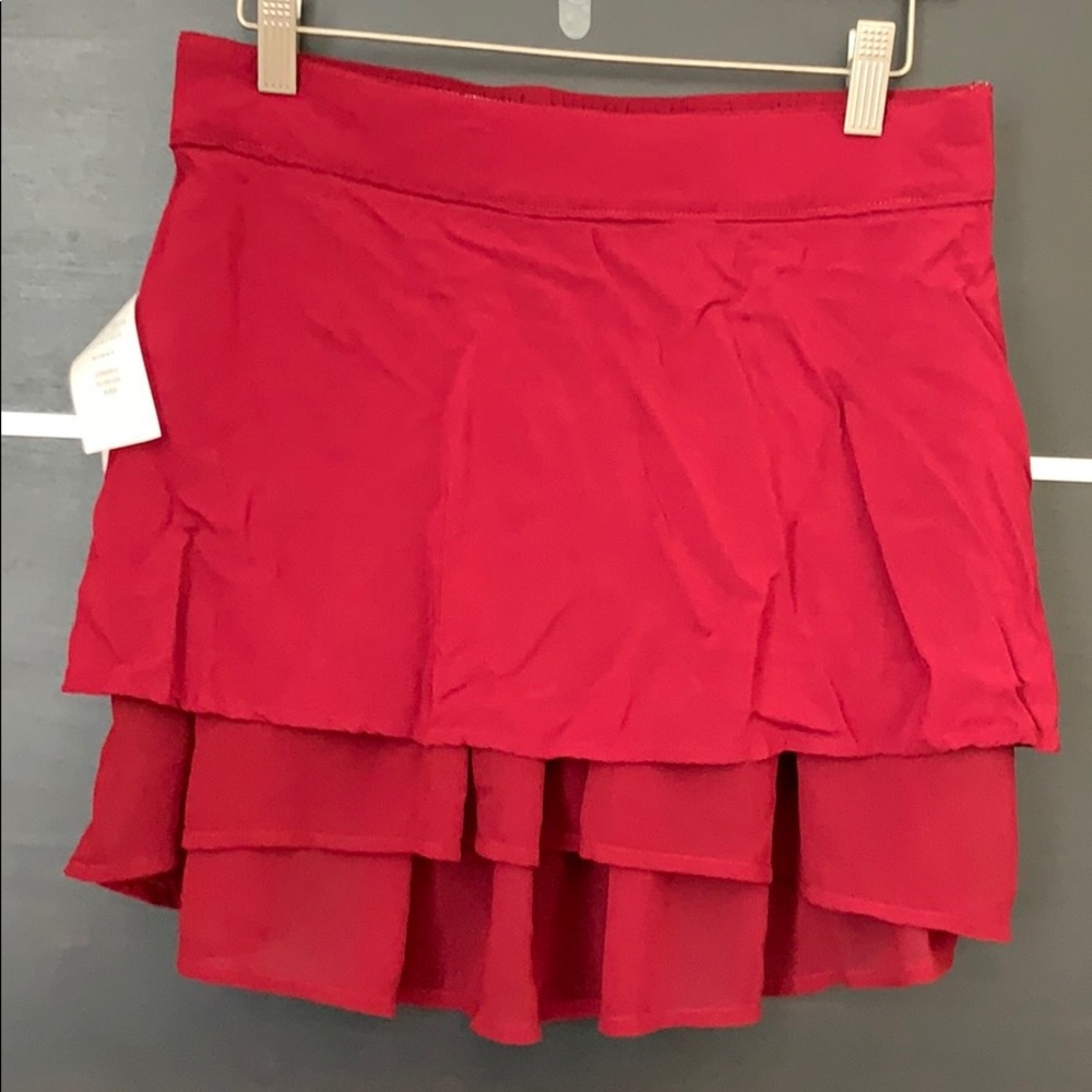 Hollister Flowy Hi-Low Mini Skirt - Picture 6 of 8